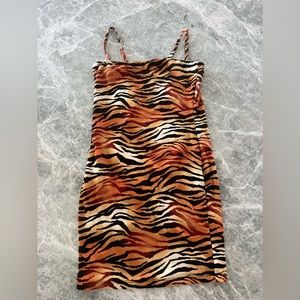 Tiger print dress Wild Honey